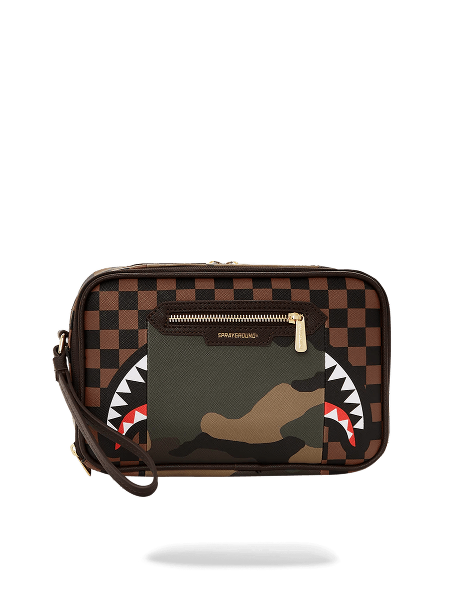 スプレイグラウンド エクステリア ゴールド ジップ ポケット シャークス イン パリ トイレタリーブリックサイド バッグ 99000