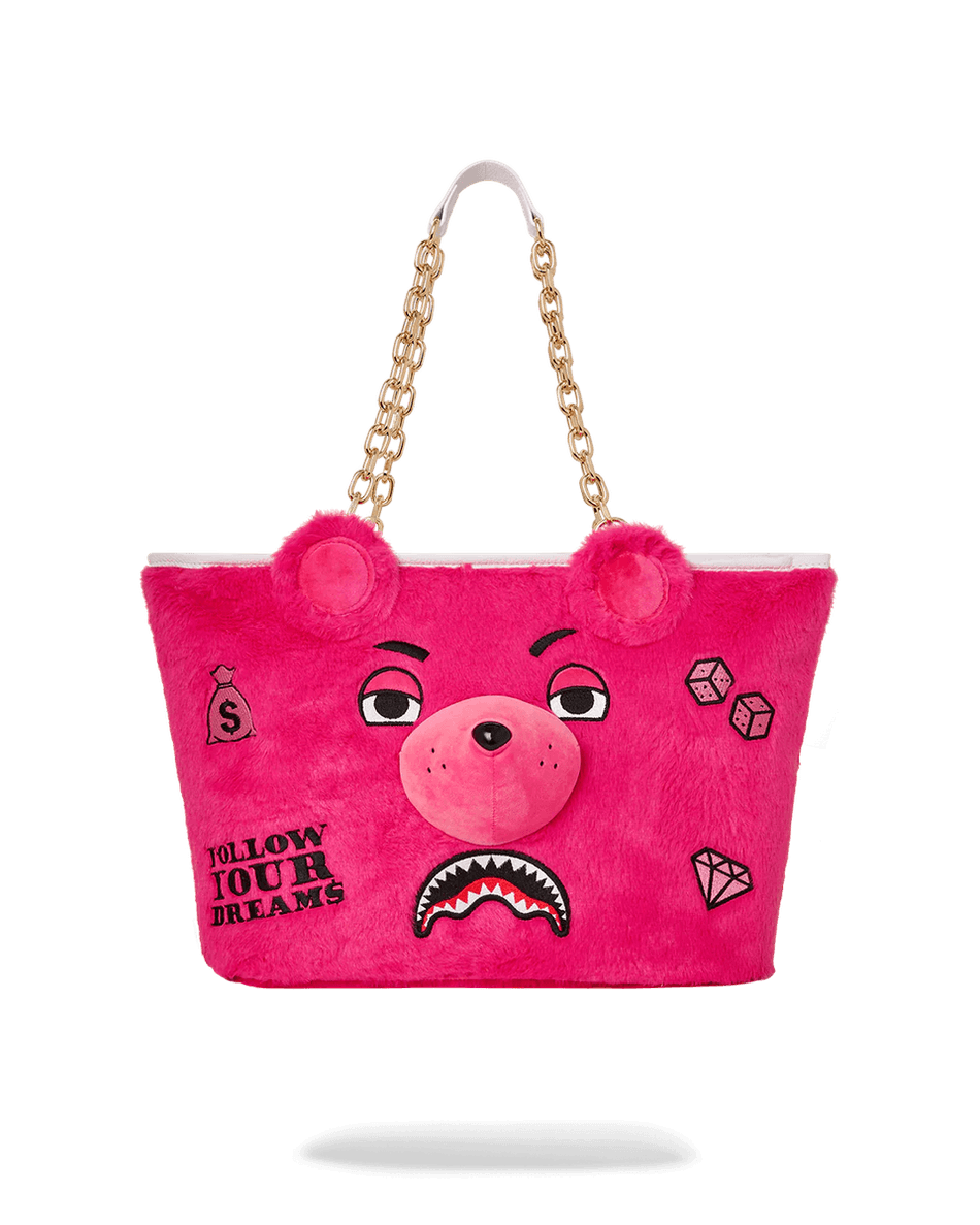Sprayground Plysch Pengabjörn Väska (rosa) 99000