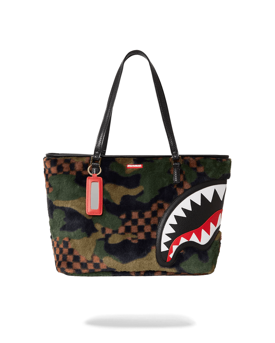 Sprayground BIG SKY FUR SHARK TOTE 99000