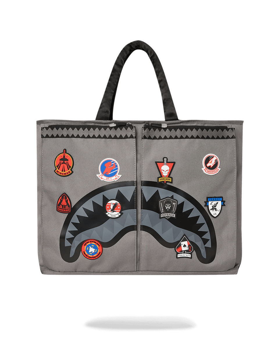 Sprayground Top Gun Flight Crew Officiell Samarbete Pilot Tote 99000