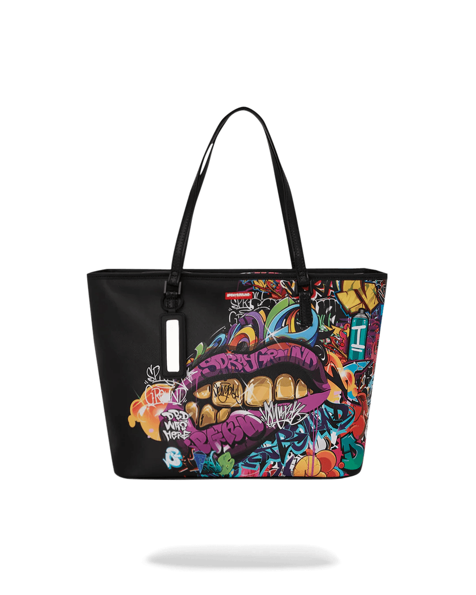 Sprayground Halv Graf Läppar Tote 99000