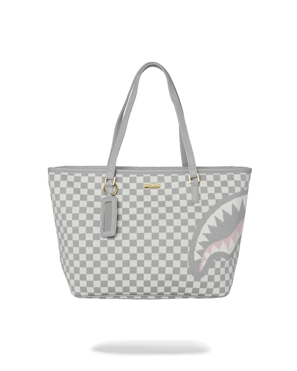 Sprayground Stickade Hajar I Paris I Gräddfärgad Väska 99000