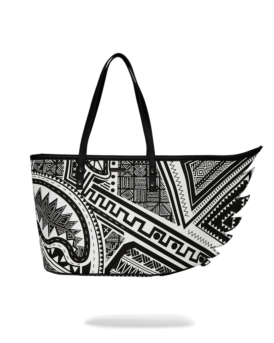 Sprayground A.i. Afrikansk Intelligens The Skyhawk Wing Tote - Sandflower Collab 99000