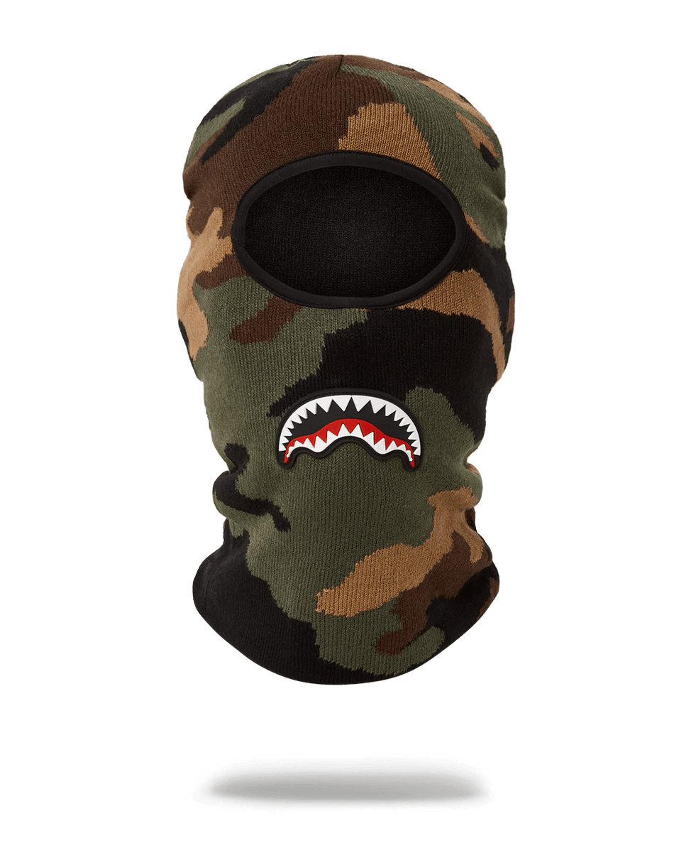 Sprayground καμουφλάζ καρχαρίας μάσκα σκι 99000
