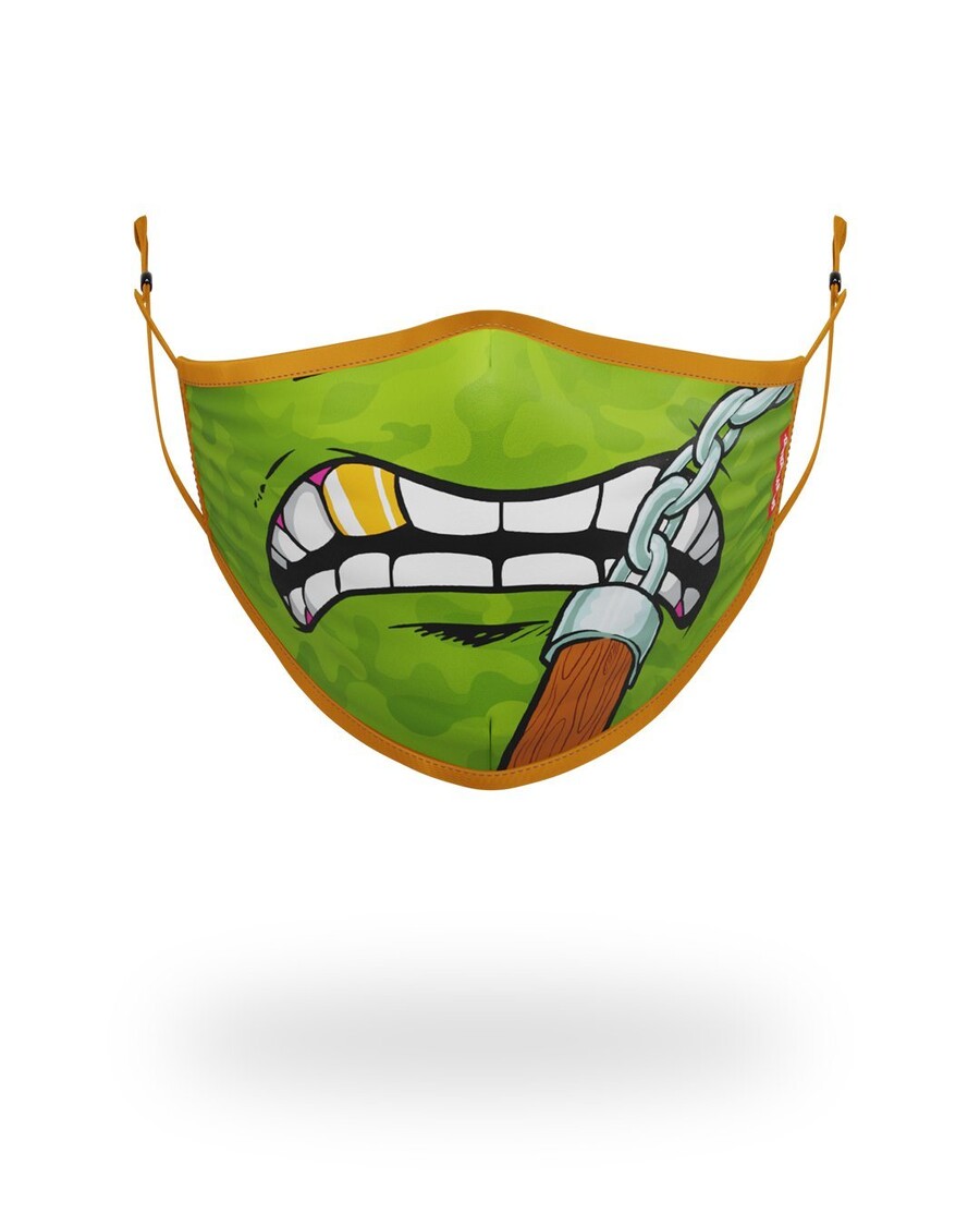 Sprayground Adulte Tmnt : couvre-visage Ajusté Pour Forme De Requin Michelangelo