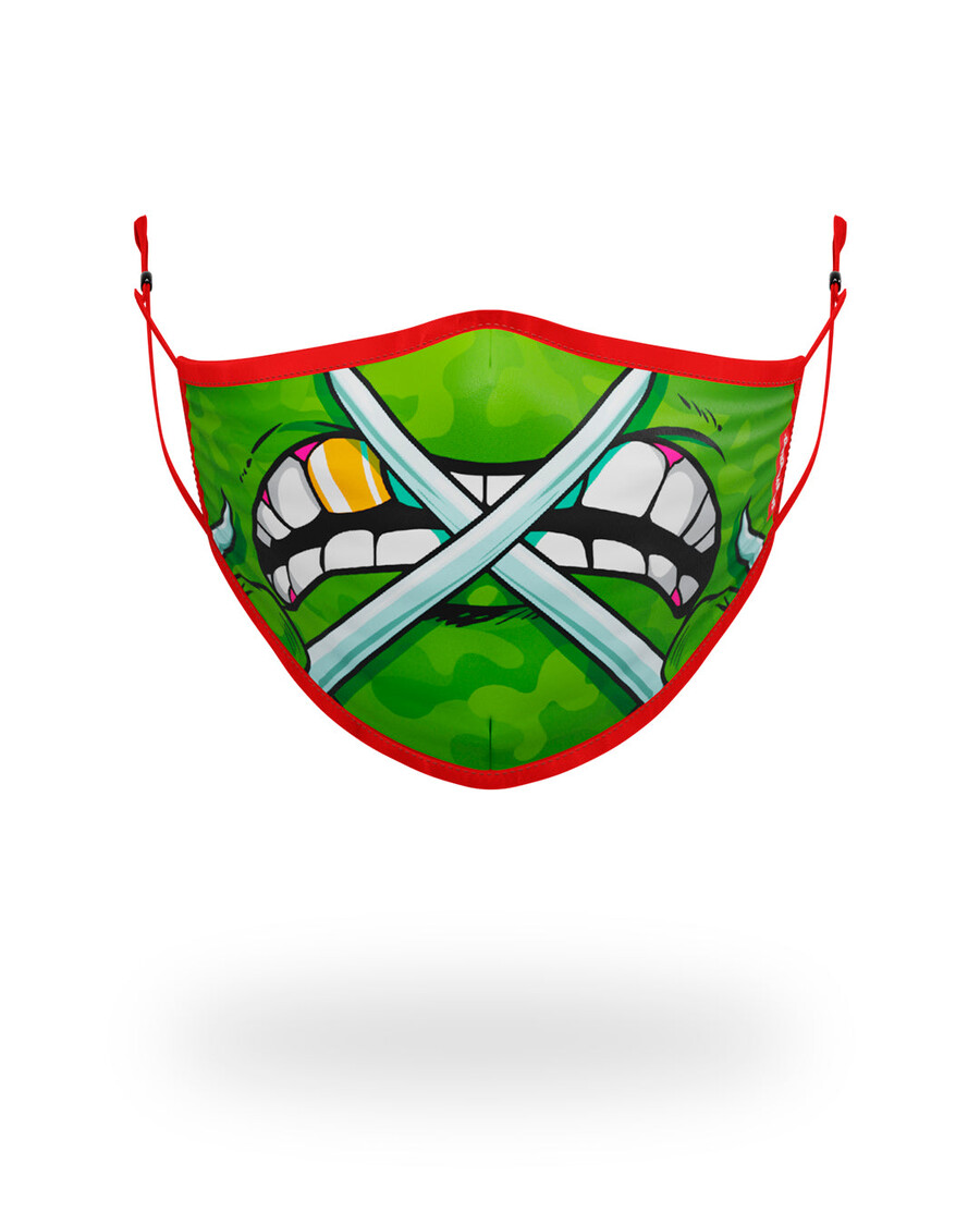 Sprayground Adult Tmnt : couvre-visage Ajusté Pour Forme De Requin Raphael