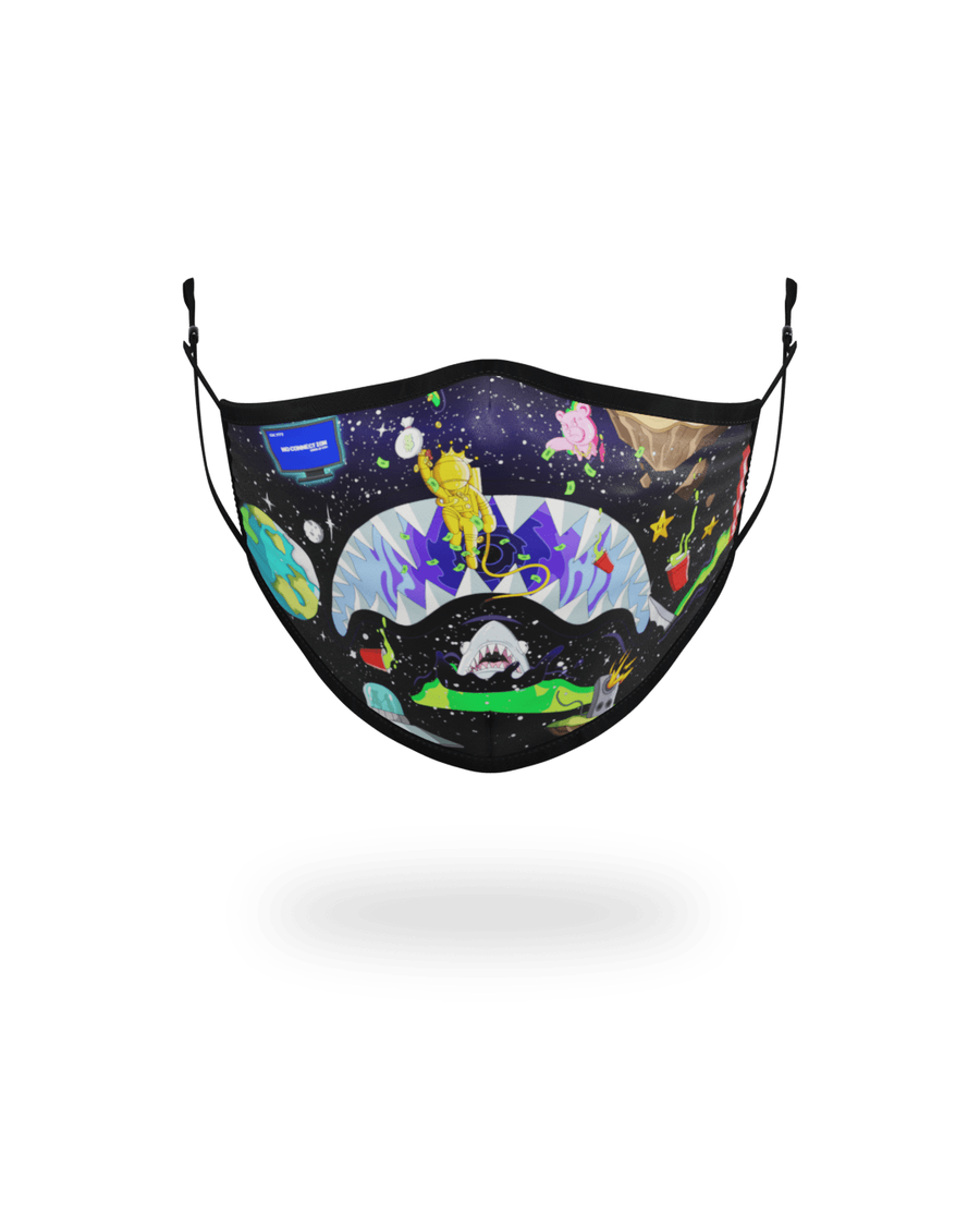 Máscara Facial Ajustável Para Adulto Astro Party Sprayground