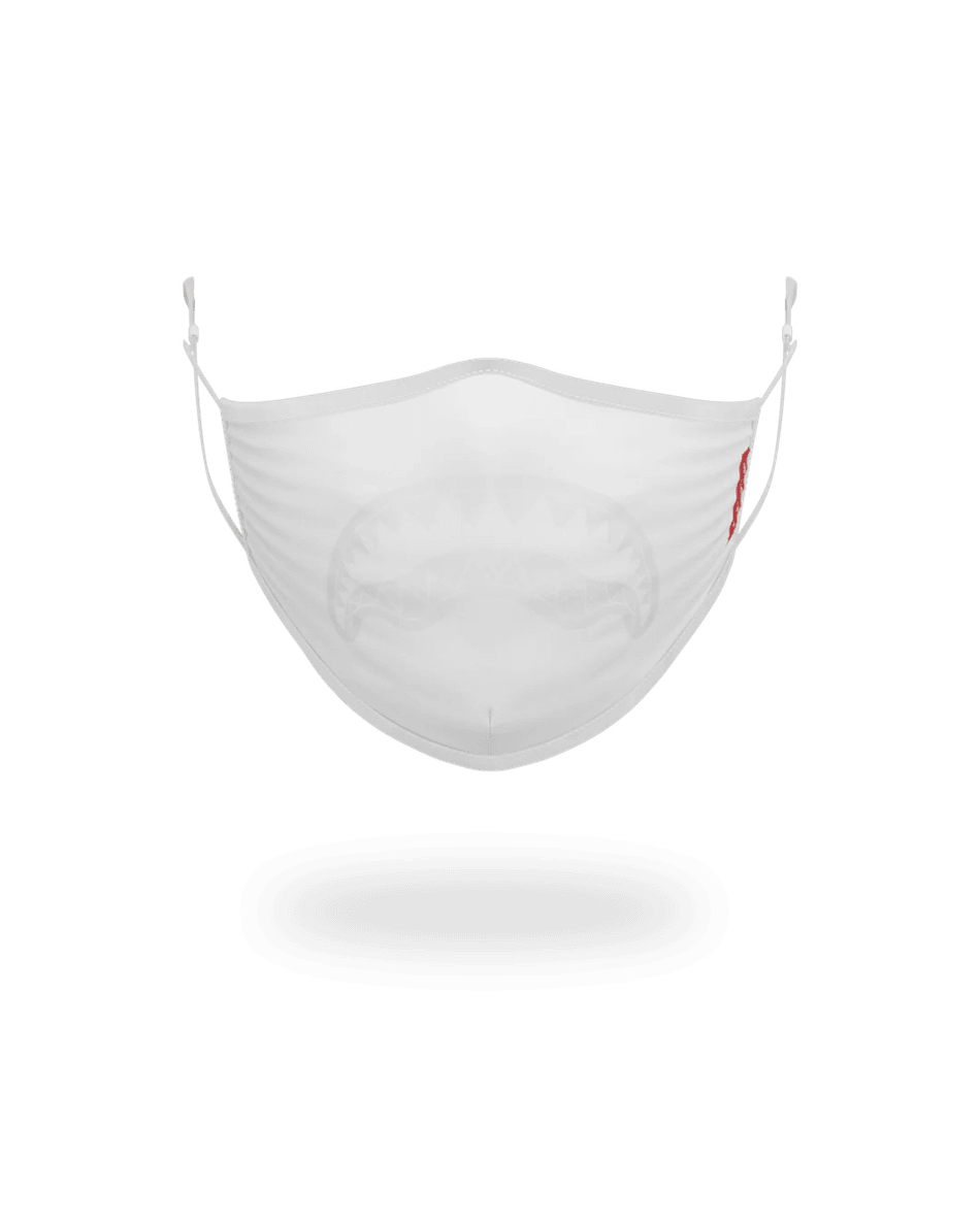 Sprayground Aikuisten Valkoinen Valkoisella Hai Muotoon Sopiva Kasvomaski 99000