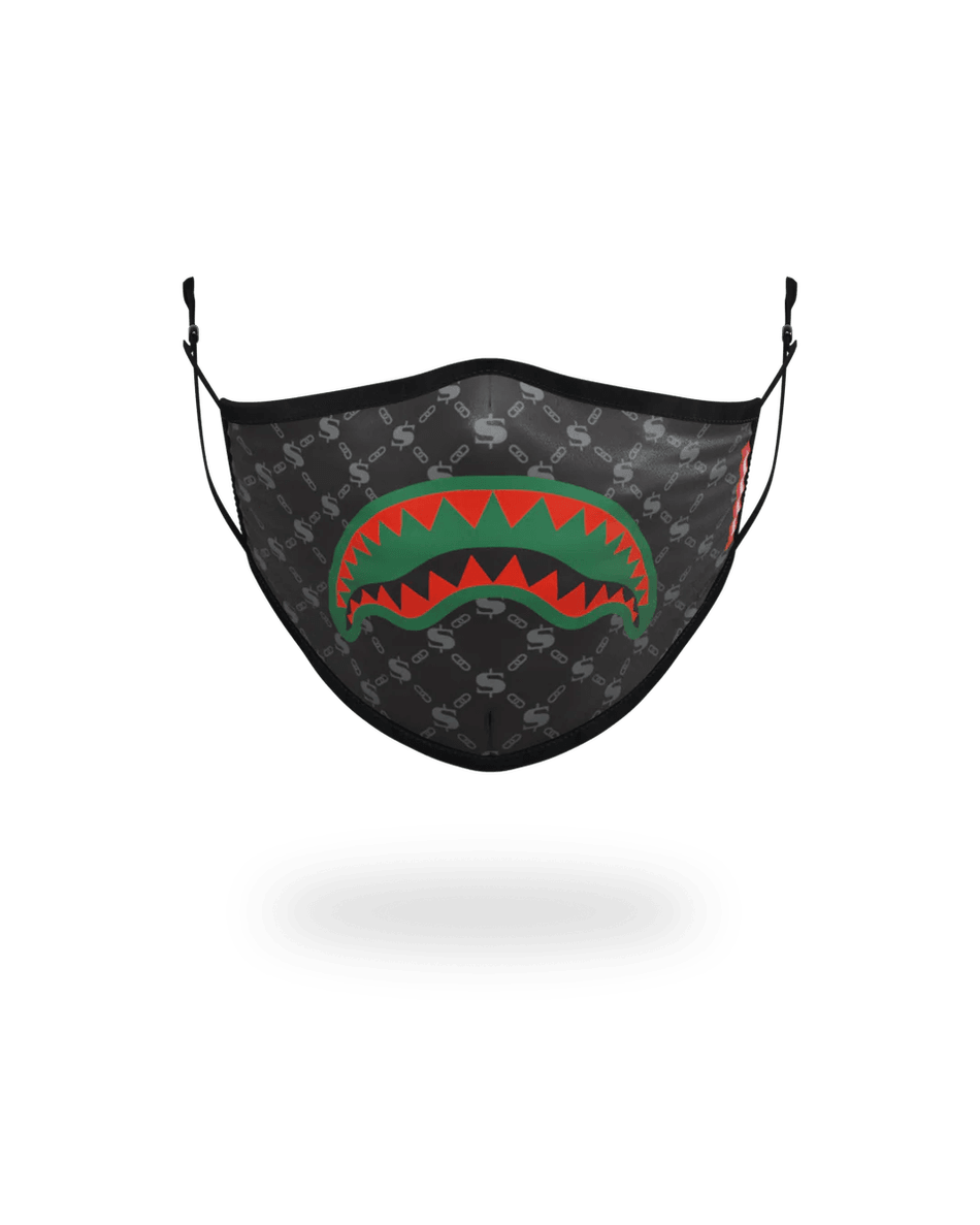 Sprayground Dospělý Spucci (černý) Těsně Přiléhající Obličejová Maska 99000