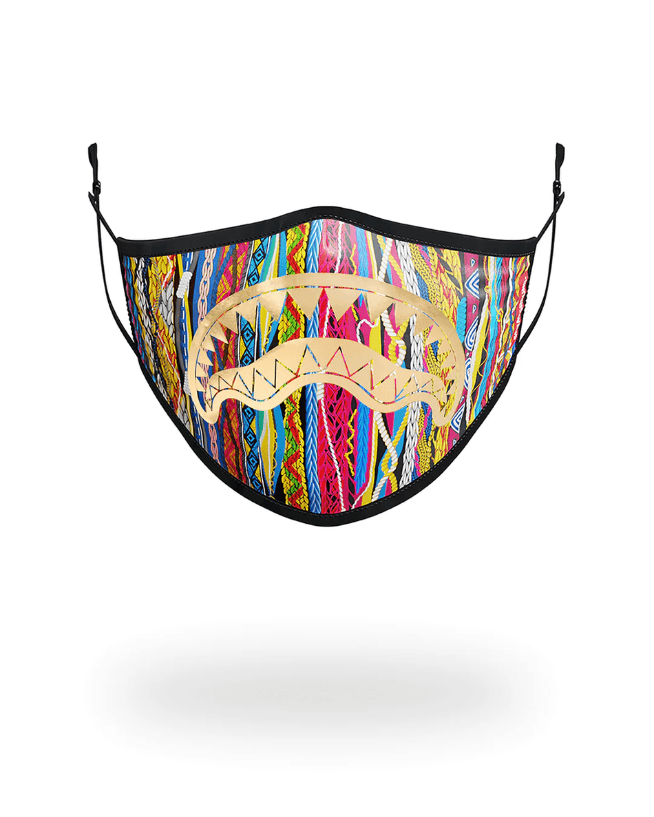 Sprayground 1994 Zlatna Metalik Morska Pas Maska Za Lice Od Poliestera 99000