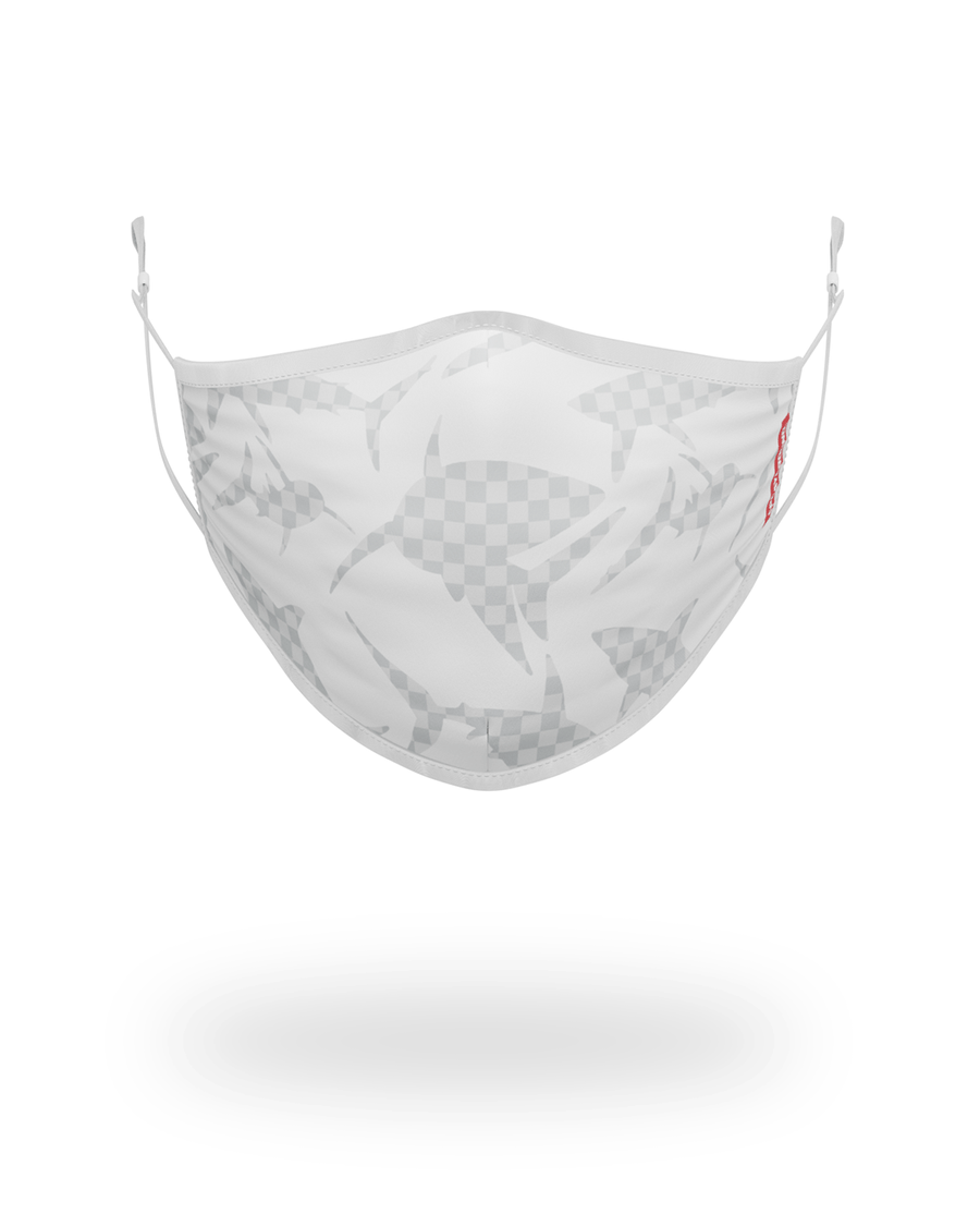 Sprayground Shark Check (hvid) Ansigtsmaske
