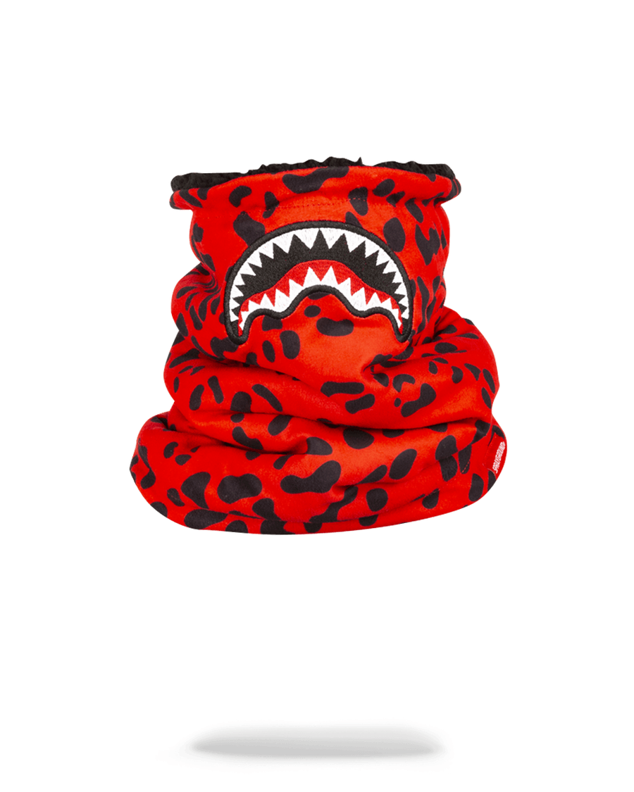 Nákrčník Ve Spreji červený Leopard