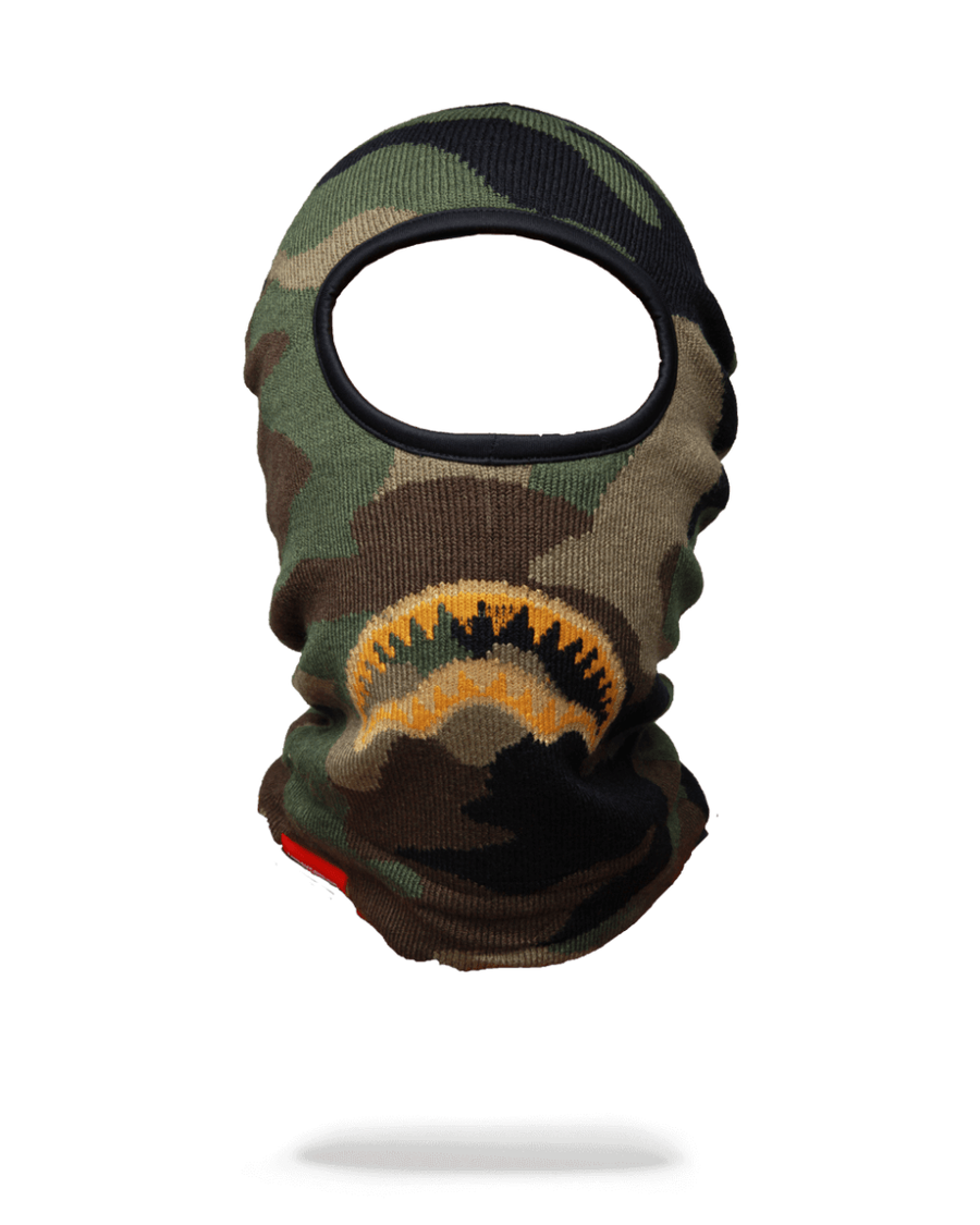 Sprayground Zlatá Pletená žraločí ústa Lyžařská Maska