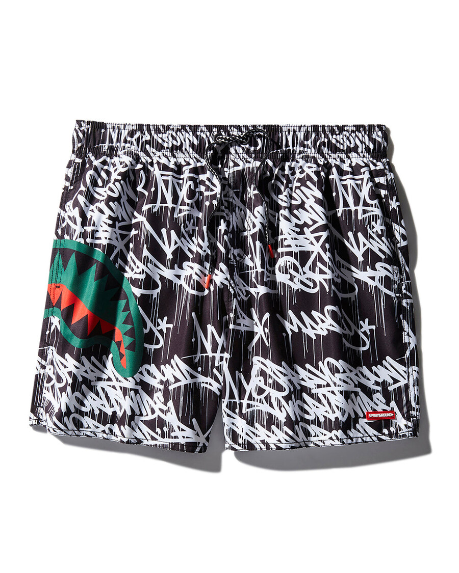 Maillot De Bain Shoto Requin Gribouillis Sprayground