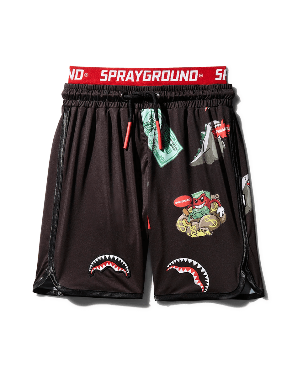 Short De Bain Tout-en-un Pour Enfants Sprayground Patch (noir) 99000