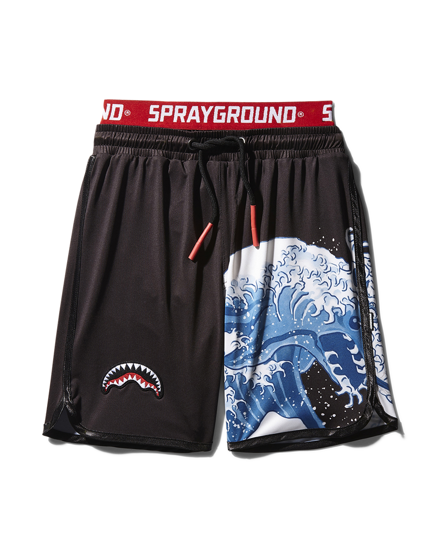 Sprayground Kids Japan Wave Badebukser (sort)