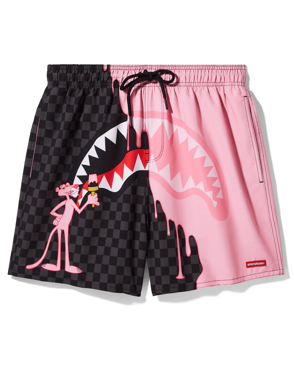 Sprayground ροζ πάνθηρας ροζ ζωγράφος μαγιό 99000