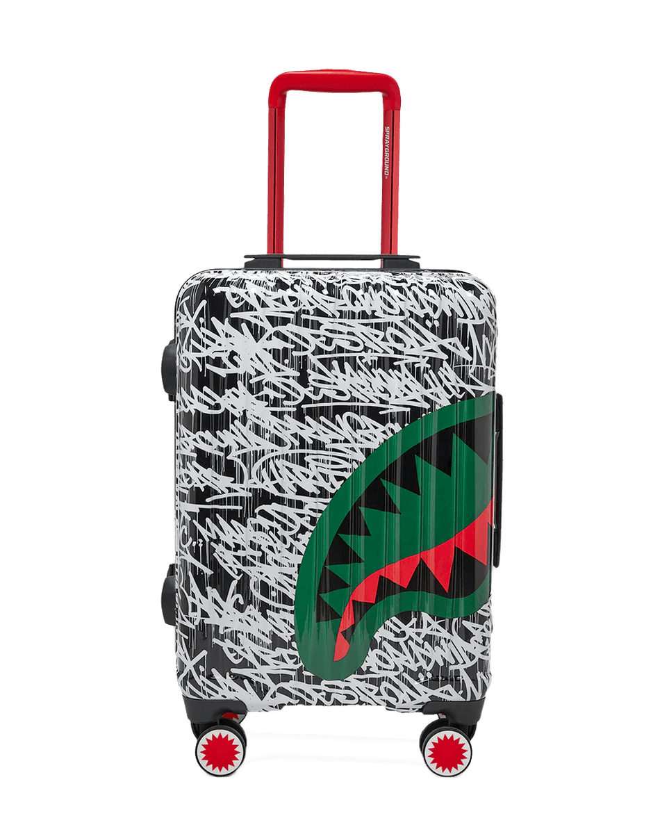 спрейграунд нощна нощ акулаутитика твърд калъф за ръчен багаж 99000