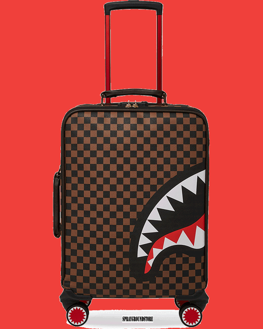 Sprayground Zunanjost Zlati žep Z Zadrgo Morski Psi V Parizu Jetsetter Ročna Prtljaga