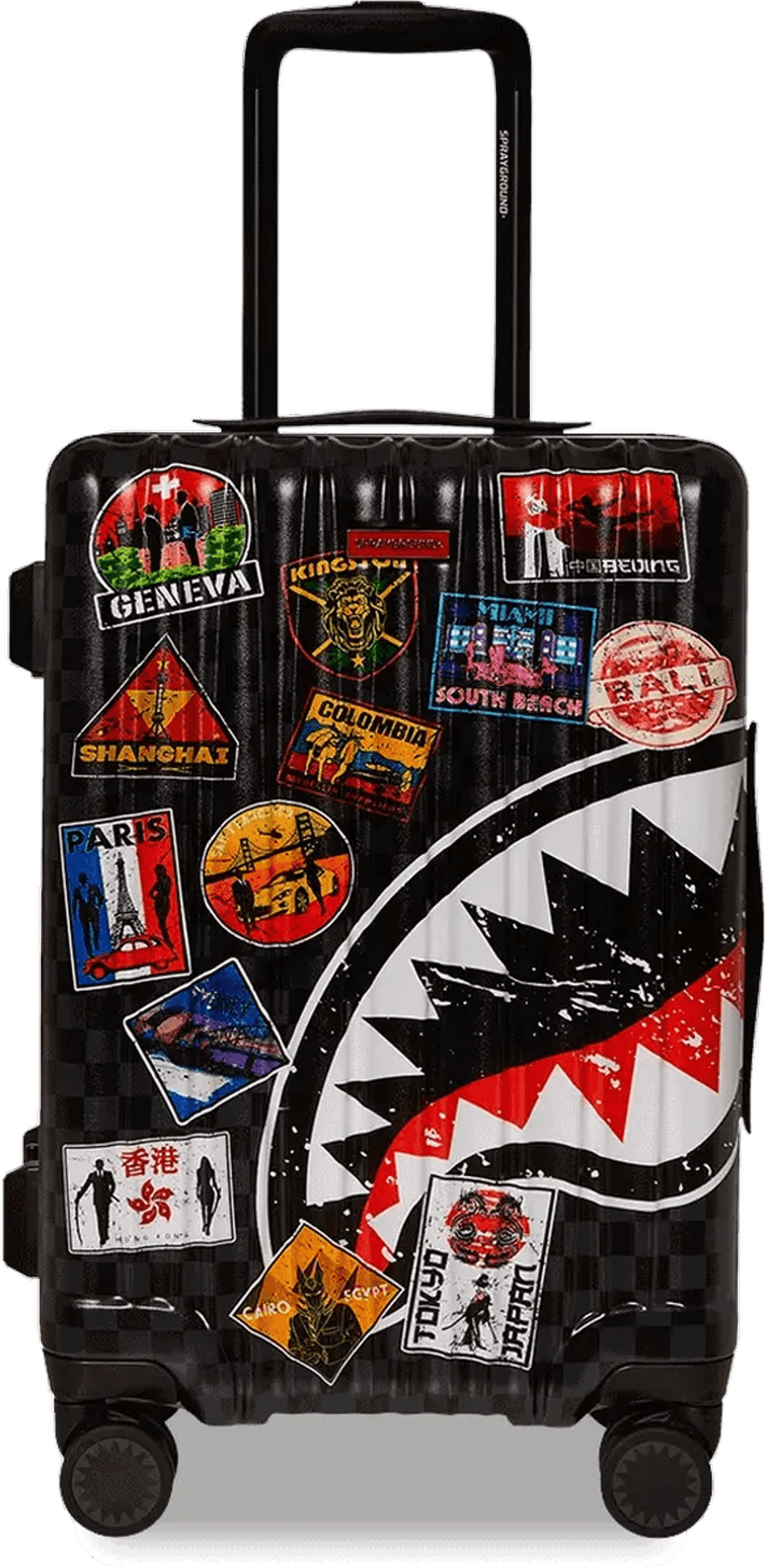 Sprayground Mogul Global Bagaj De Mână Hardshell Unlimited Miles Sharknautics 99000