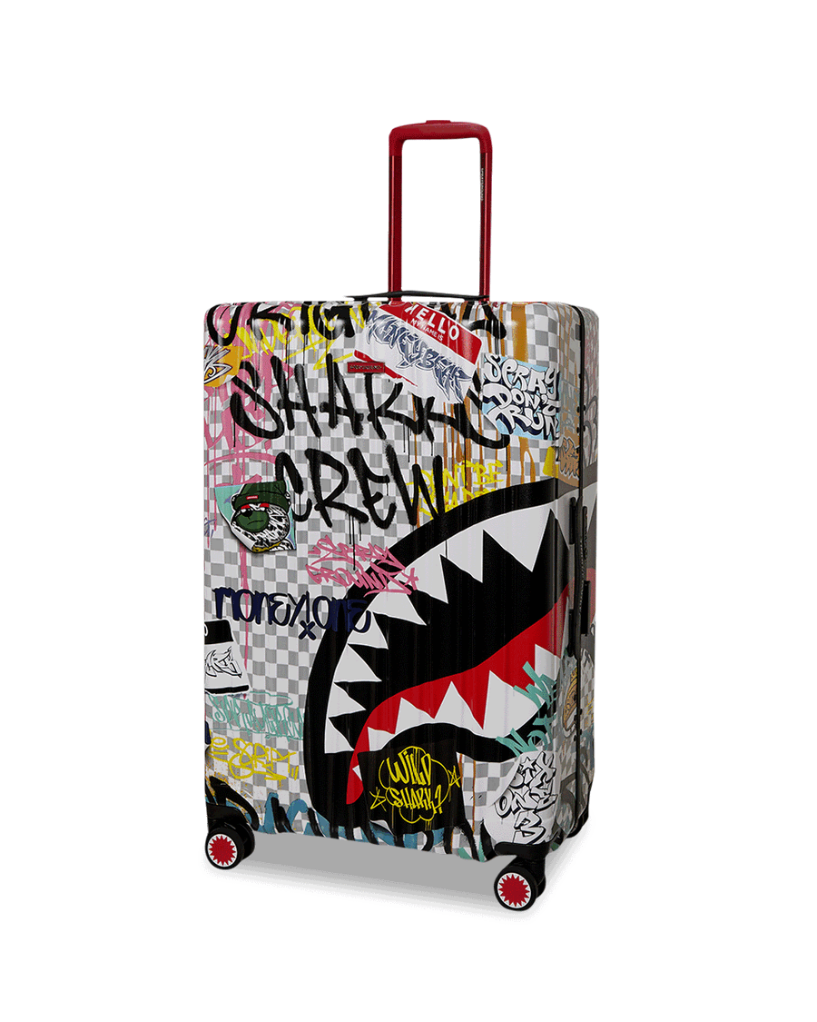 Sprayground Créer Un Autre Jour Bagage Rigide Pleine Grandeur Sharknautics